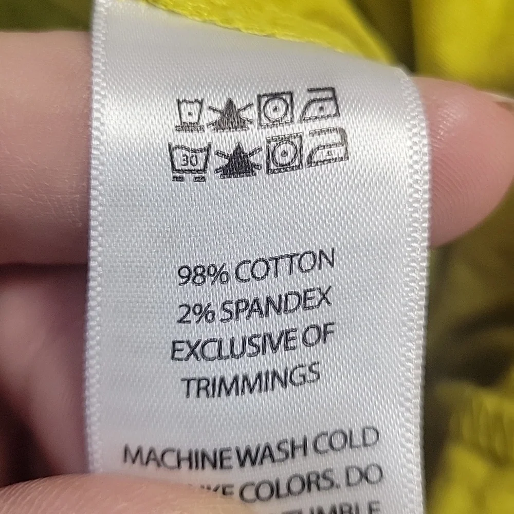 Happily Grey Women's‎ Parachute Cargo Pants in Yellow Size Medium - Picture 8 of 8